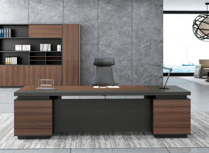 Chef Tisch Holz Tische Eckschreibtisch Bürotisch Arbeitstisch Büro Einrichtung